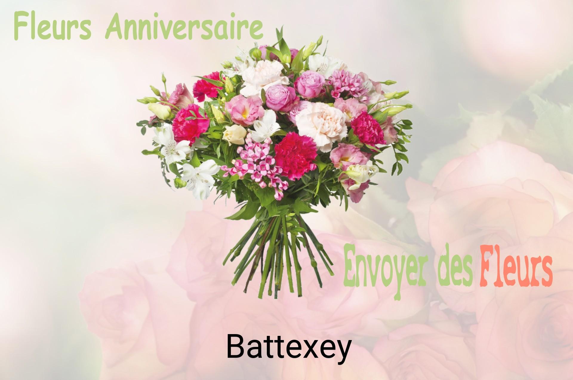 Bouquet de fleurs d’anniversaire livré à Battexey